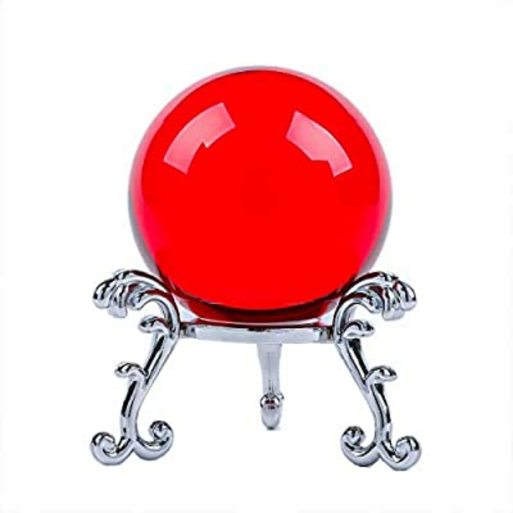 Pick color! Crystal Ball with silver colored stand - Picture 8 of 14